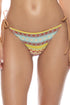 Luli Fama High Noon Heat Seamless Wavy Ruched Back Brazilian Tie Side Bottom